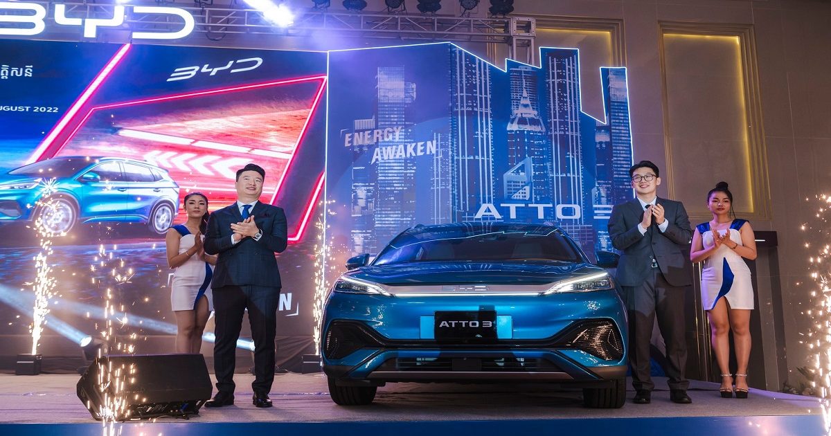 BYD sbarca in Europa con tre modelli di auto elettriche